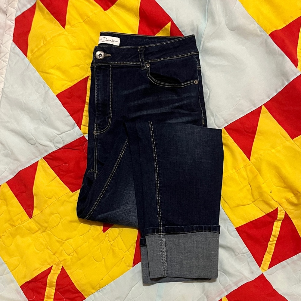 Cato Dark Blue Cropped Jeans